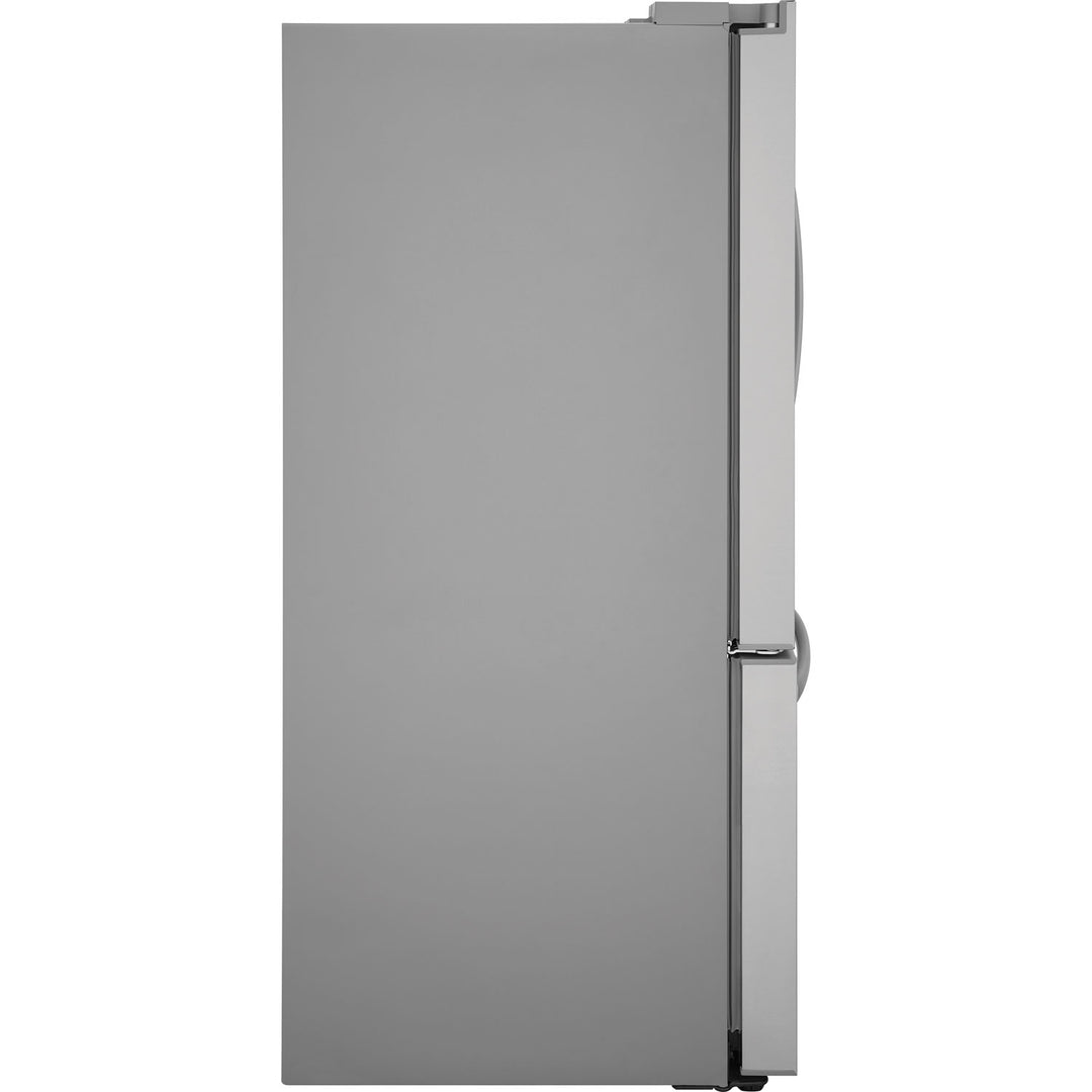 Frigidaire FRFS2823AD French Door Refrigerator, 36 inch Width, 27.8 cu. ft. Capacity, Water Dispenser (Exterior), Ice Dispenser (Thru Door), ENERGY STAR Certified, Black Stainless Steel colour