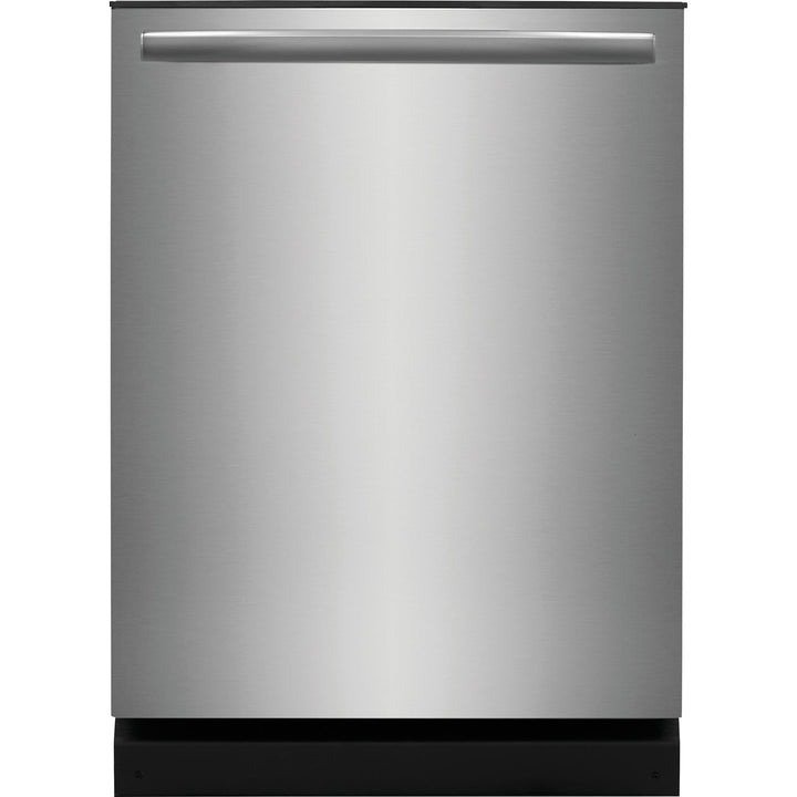 Frigidaire Gallery GDPH4515AF Dishwasher, 24 inch Exterior Width, 52 dB Decibel Level, Fully Integrated, Plastic Interior, 5 Wash Cycles, 14 Capacity (Place Settings), Hard Food Disposal, 2 Loading Racks, Stainless Steel colour