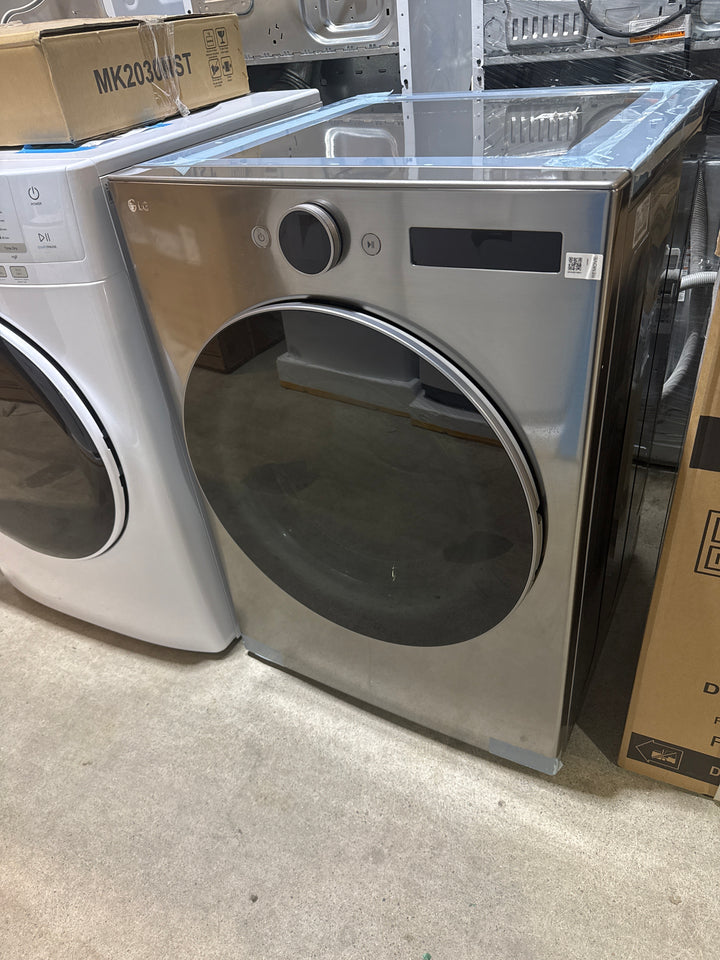 LG DLGX5501V Gas Dryer, 7.4 cu. ft. Dryer Capacity, 23 Dry Cycles, Steam Clean, 5 Temperature Settings, Vented, Stackable, Wifi Enabled, Graphite Steel colour