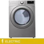 LG Electric Dryer, 27 inch Width, 7.4 cu. ft. Capacity, 3 Temperature Settings, Stackable, Sensor Dry, Smart Diagnosis, LoDecibel Quiet Operation (DLE3400V)