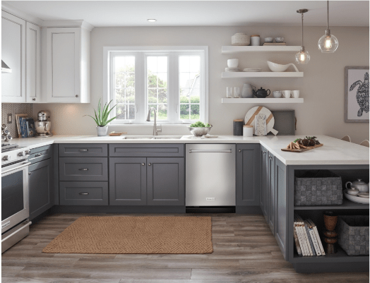 Frigidaire FDSH4501AS  / FDSP450LAF Dishwasher, 24 inch Exterior Width, 49 dB Decibel Level, Fully Integrated, Stainless Steel (Interior), 5 Wash Cycles, 14 Capacity (Place Settings), Hard Food Disposal, Stainless Steel colour.  Scratch n Dent