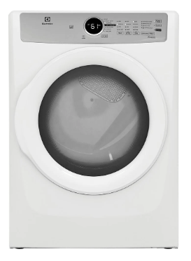 Electrolux - 8 cu. Ft Electric Dryer in White - ELFE733CAW /  EFDC317TIW