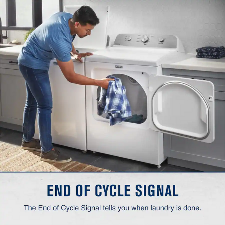 Maytag Top Load Electric Wrinkle Prevent Dryer - 7.0 cu. ft. YMED4500MW