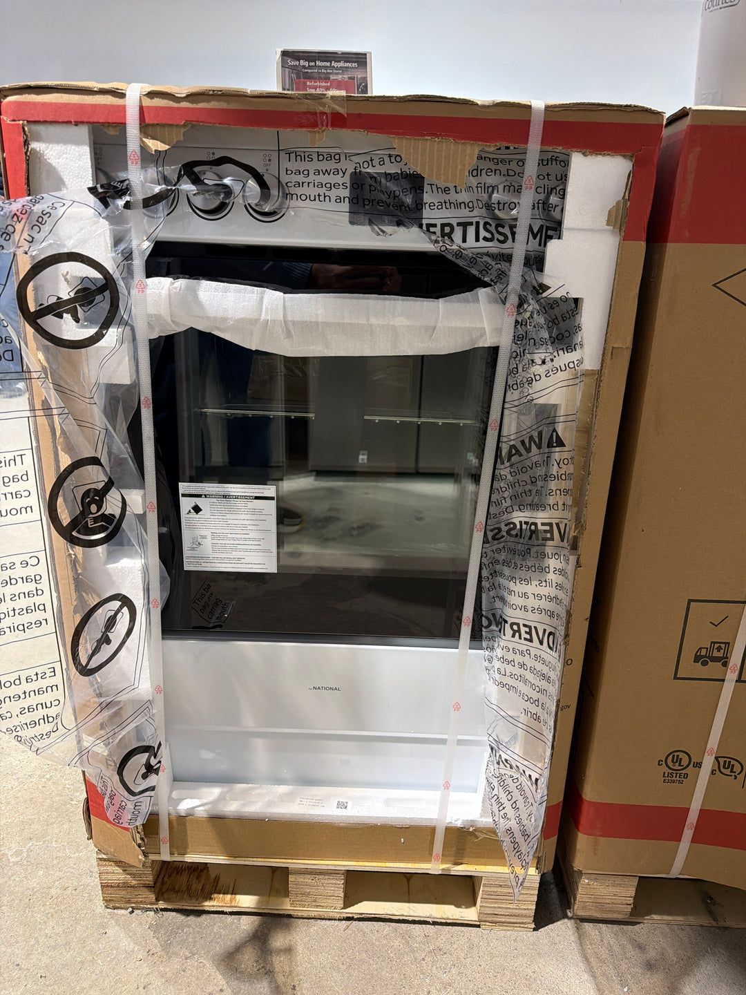 NU National 24 in Electric Free-Standing Range - Model: SMRS-7624W