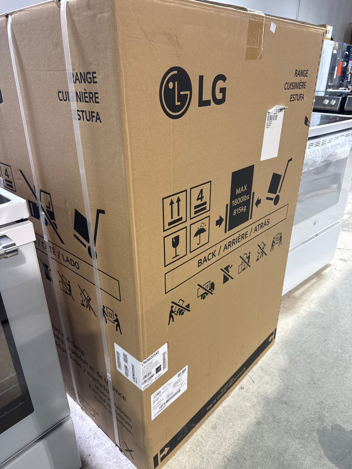LG LREN6325XE Electric Range, 6.3 cu. ft. Capacity, 30 inch Exterior Width, Convection, 5 Burners, Storage Drawer, Air Fry, Self Clean, 3,200 W Highest Element