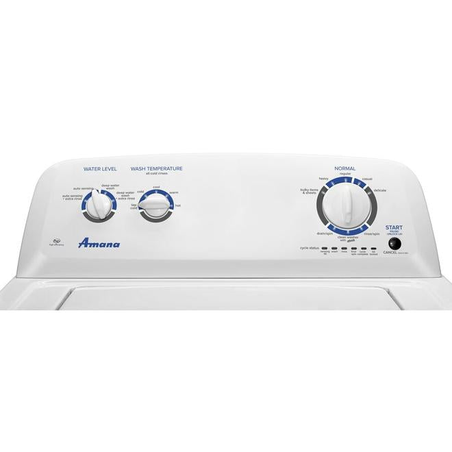Amana 3.5 cu. ft. Top-Load Washer with Dual Action Agitator in White (NTW4516FW)