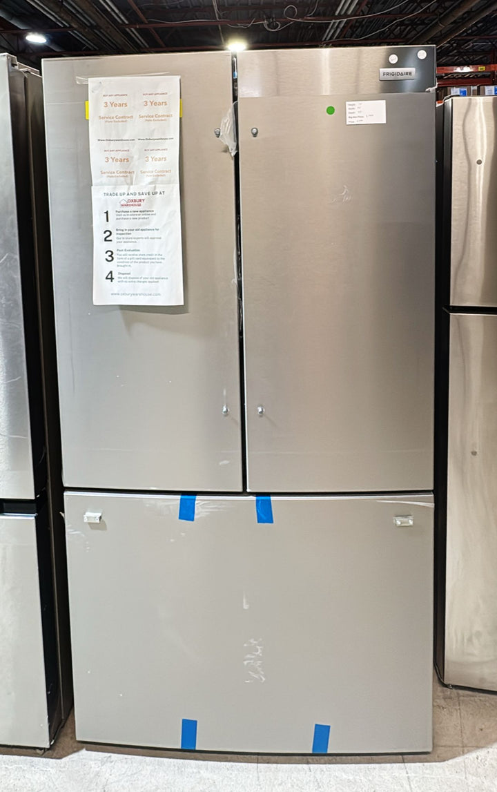 Frigidaire FRFN2813AF French Door Refrigerator, 36 inch Width, 28.8 cu. ft. Capacity, Water Dispenser (Interior), Ice Dispenser (Freezer Located), ENERGY STAR Certified, Stainless Steel colour