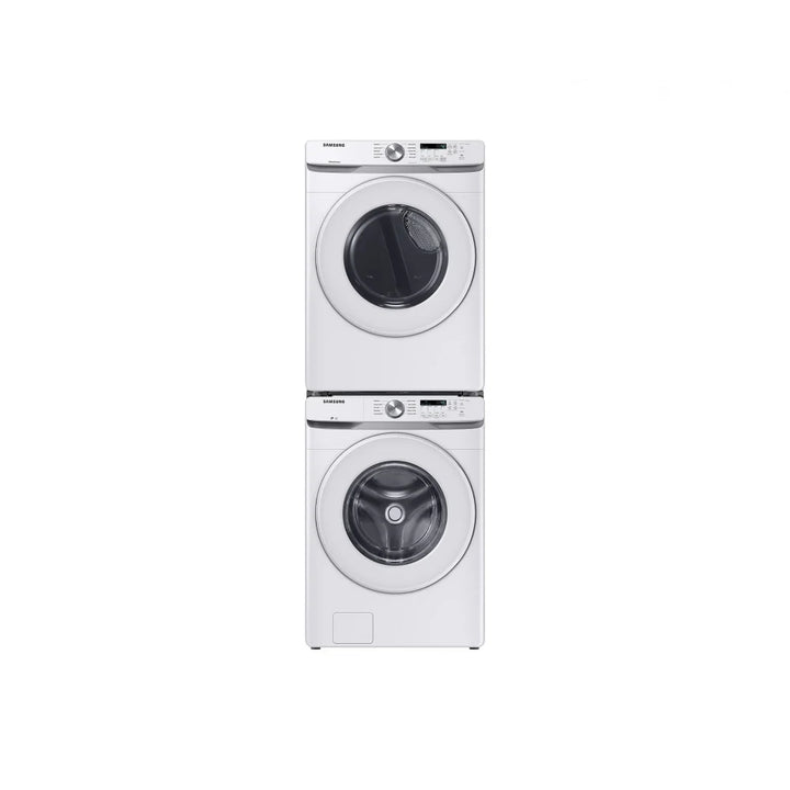 Samsung WF45T6000AW - WF45T6000AW/A5  Electric Dryer, 7.5 cu. ft. Dryer Capacity, 10 Dry Cycles, 5 Temperature Settings, Vented, Stackable, White colour