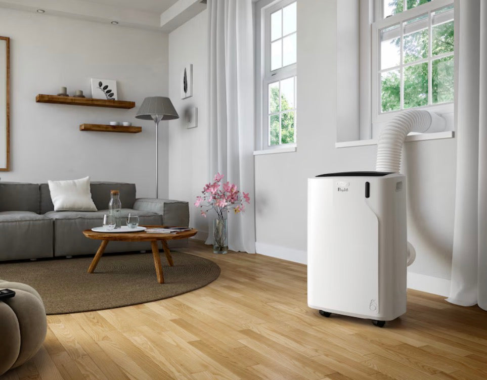 DeLonghi PAC EM370K Pinguino 14,000 BTU Portable Air Conditioner – White