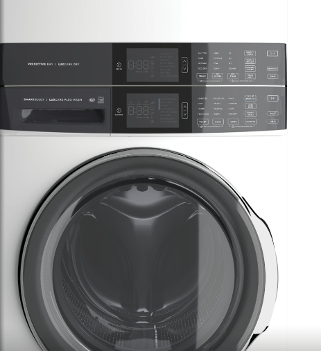 Electrolux ELTE760CAW 27" Washer & Dryer Set, 27" Exterior Width, 1300 RPM, LuxCare® Wash System, White