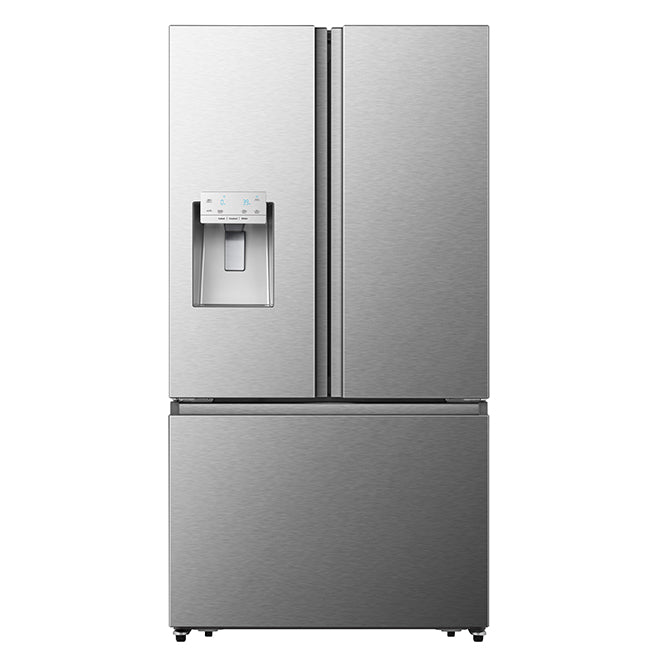 Hisense 36-in French Door Refrigerator with Water/Ice Dispenser - 25.4-cu. ft. - Stainless Steel - ENERGY STAR RF254N6CSE