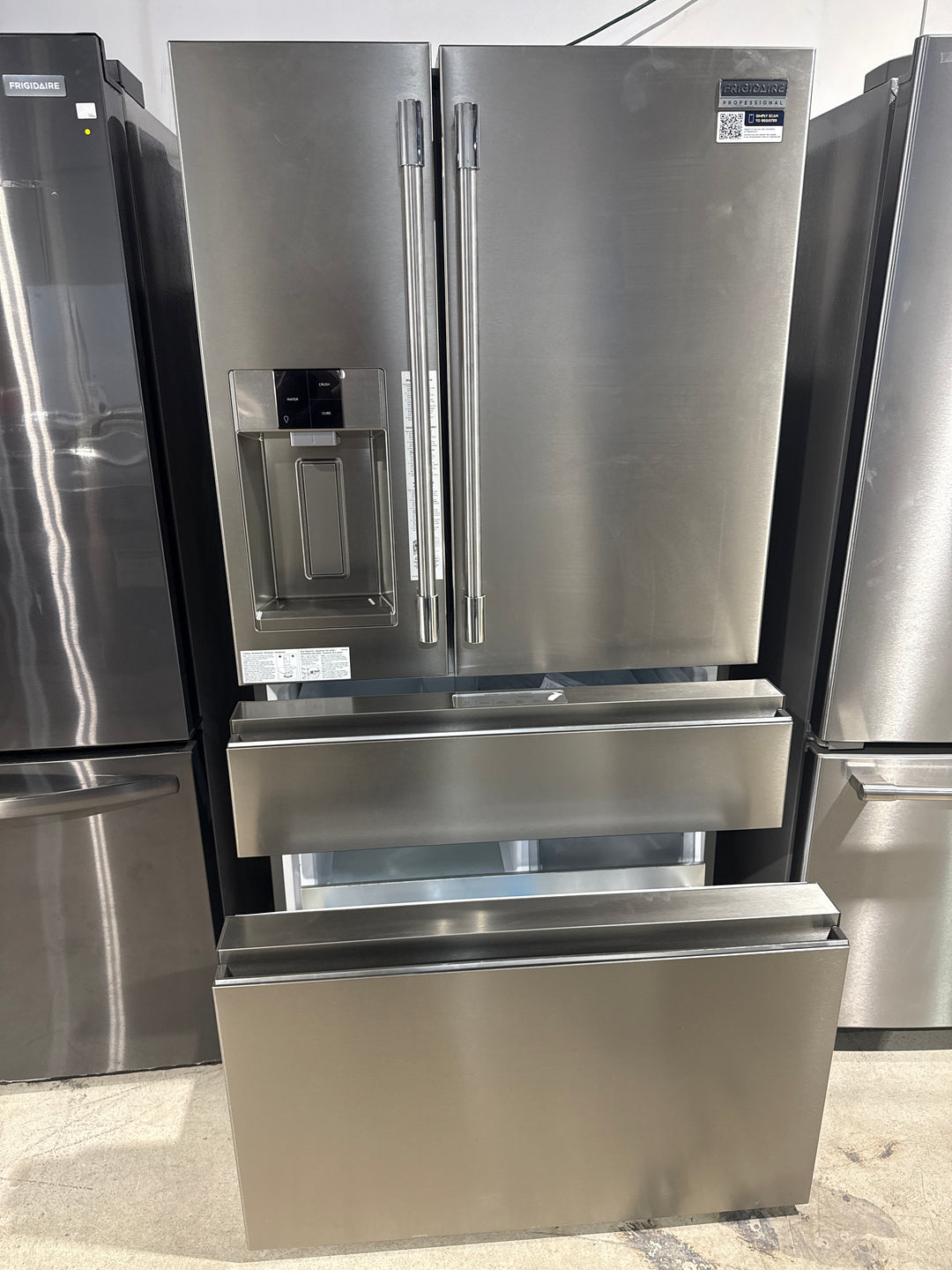 Frigidaire Professional 36" 21.8 Cu. Ft. Counter-Depth 4-Door Refrigerator (PRMC2285AF) – Stainless