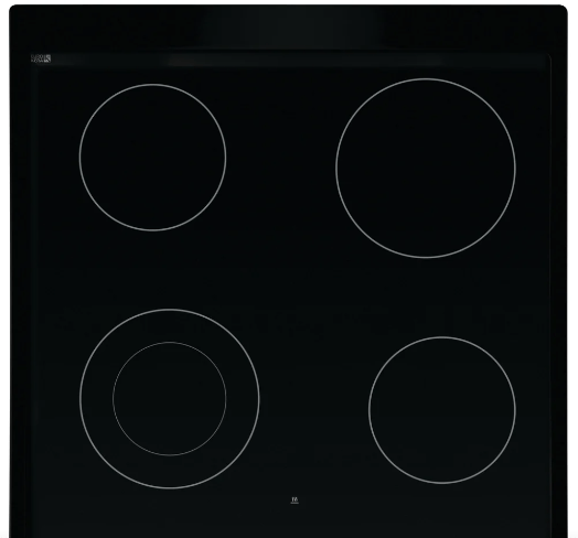 Frigidaire FCFE242CAS Range, 24" Exterior Width, Electric Range, Glass Burners (Electric), Convection, 4 Burners, 1.9 cu. ft. Capacity, Storage Drawer, 1 Ovens, 1800W, Front Controls, Stainless Steel colour