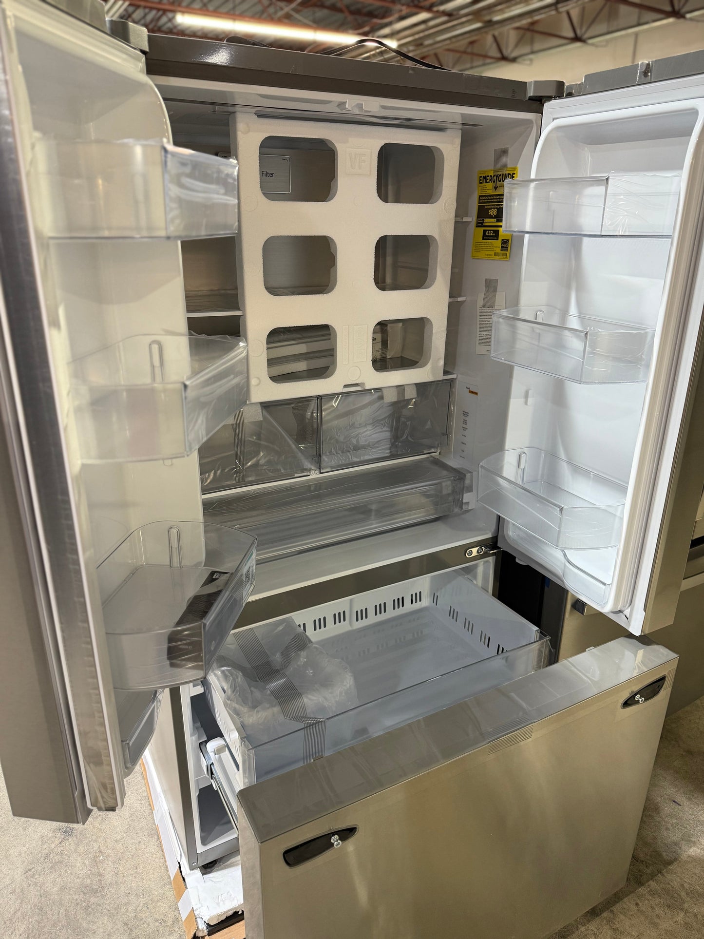 LG 36 in. Stainless Steel Counter-Depth French Door Refrigerator - LF27D6200S
