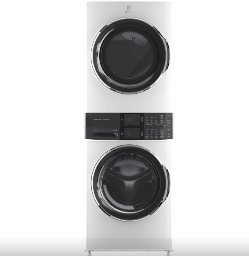 Electrolux ELTE760CAW 27" Washer & Dryer Set, 27" Exterior Width, 1300 RPM, LuxCare® Wash System, White