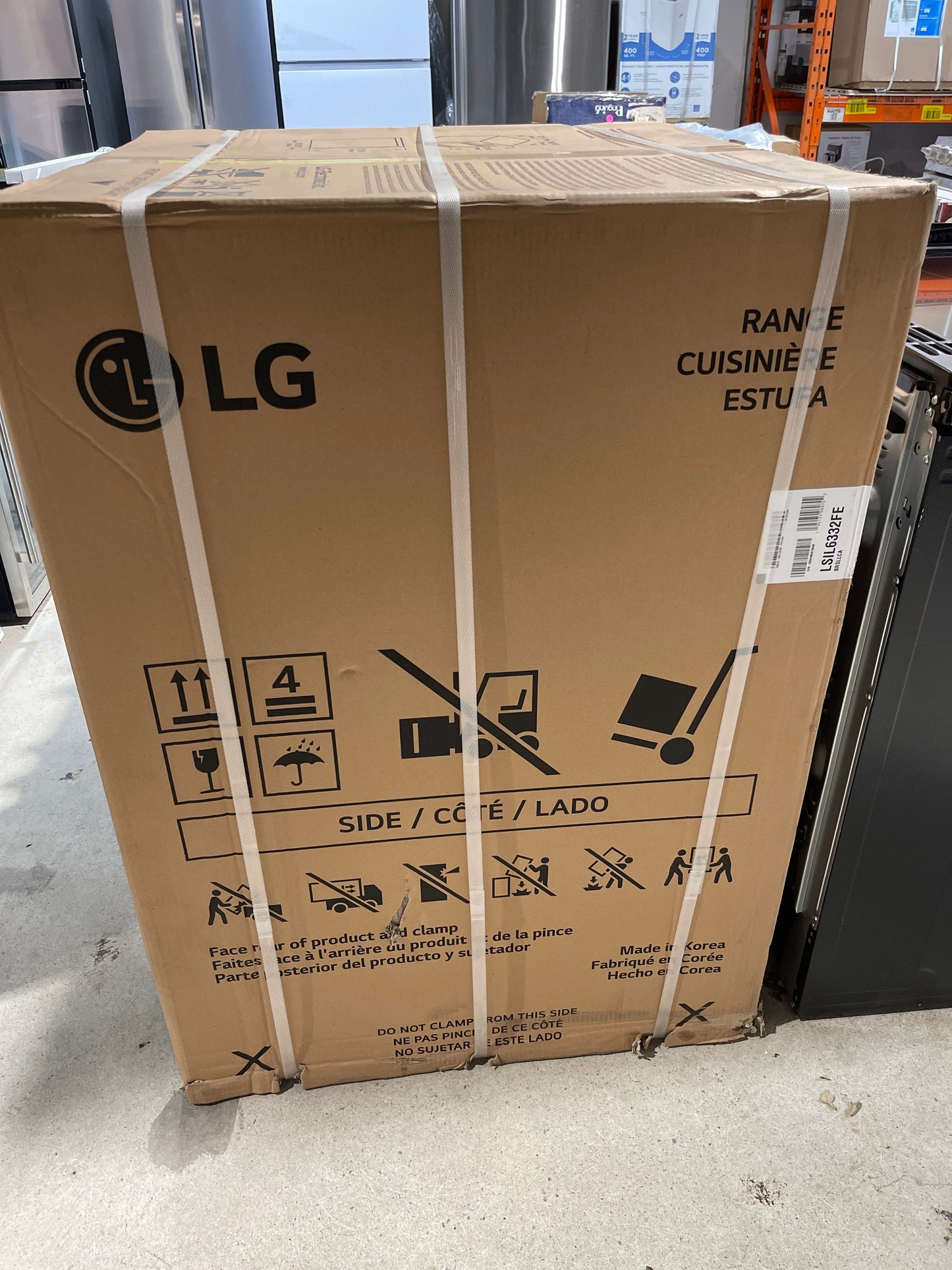 LG LSIL6332FE Induction Range, 6.3 cu. ft. Capacity, 30 inch Exterior Width, Convection, 4 Burners, Storage Drawer, Air Fry, Self Clean, Stainless Steel color, Easy Clean, Print Proof