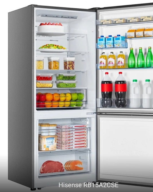 "Discover the Hisense RB15A2Cwe : A 14.7 cu. ft. Counter Depth Refrigerator" WHITE COLOR
