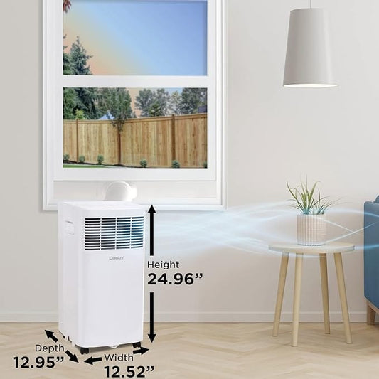 Danby DPA050B7WDB 8,000 BTU (5000 SACC) Portable AC in White with 3-in-1 design: air conditioner, fan, and dehumidifierDPA050B7WDB-RF