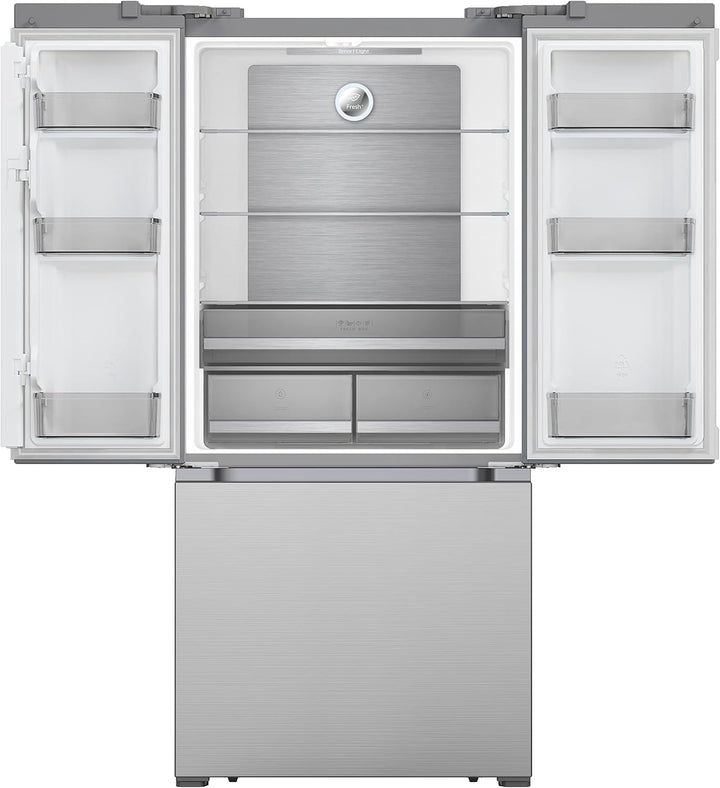 HBF-1662 33" Hamilton Beach French Door Full Size Counter Depth Refrigerator with Freezer Drawer (16.6 CU. FT.)