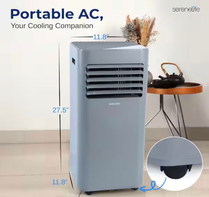 SereneLife 8,000 BTU Portable Air Conditioner (SLPAC184S)