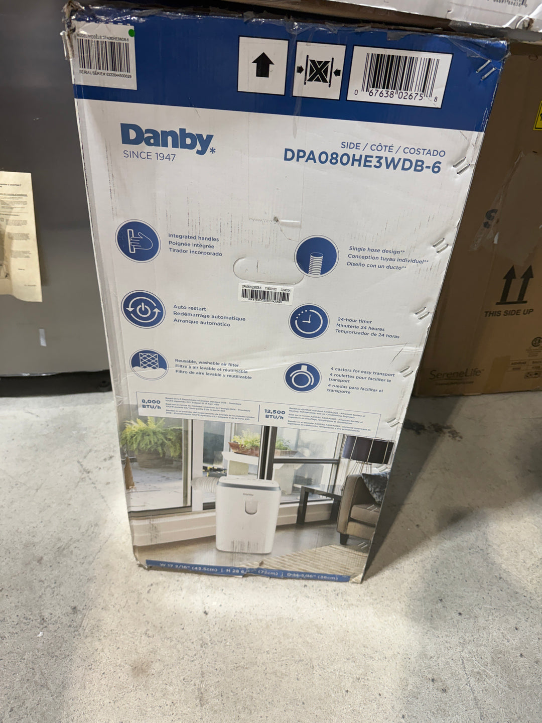 Danby 4 in 1 portable air conditioner - 12500 BTU | DPA080HE3WDB-6