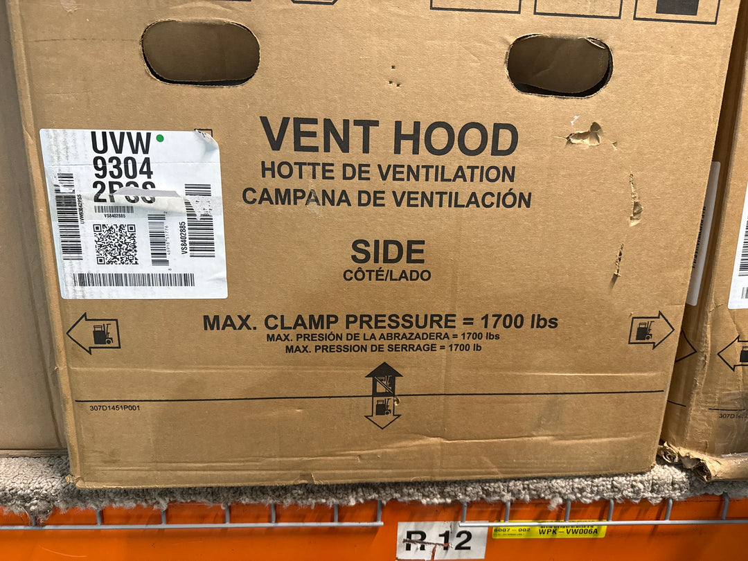 GE 30-inch Commerical Hood Stainless Steel