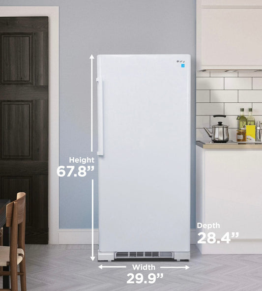 Danby Designer 17 CU FT - ALL FRIDGE -  Apartment Size Fridge in Stainless Steel DAR170A3BSLDD