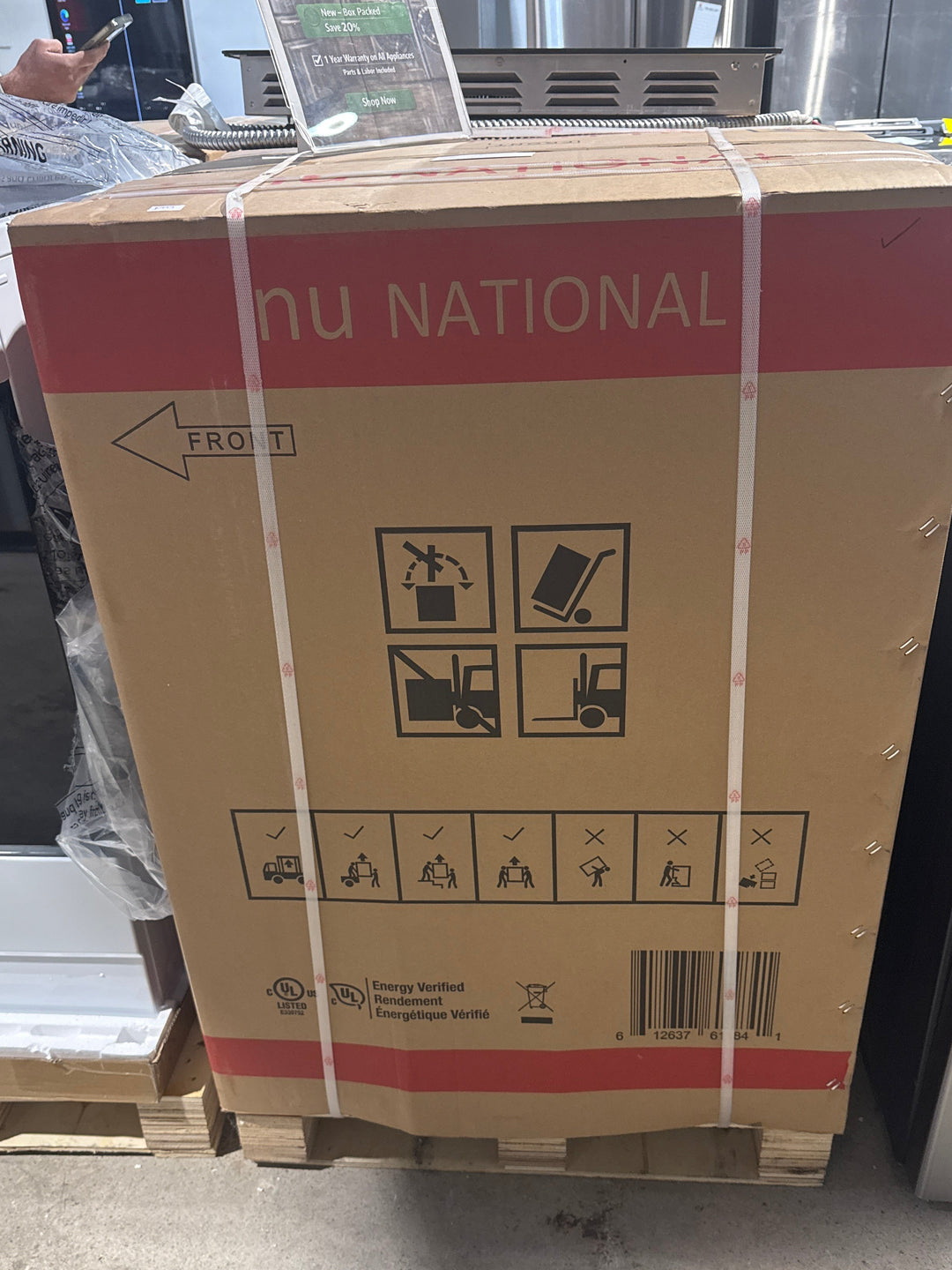 NU National 24 in Electric Free-Standing Range - Model: SMRS-7624W