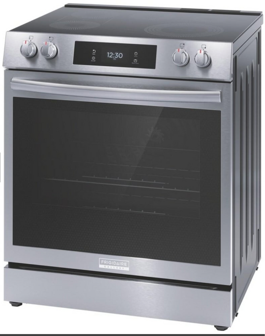 Frigidaire Gallery GCFE306CBF Electric Range, 6.2 cu. ft. Capacity, 30 inch Exterior Width,