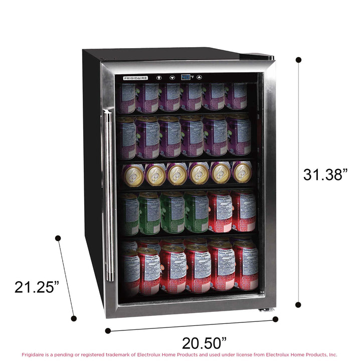 Frigidaire EFMIS155-6COM  Beverage Center-126 Cans-Full Stainless Steel