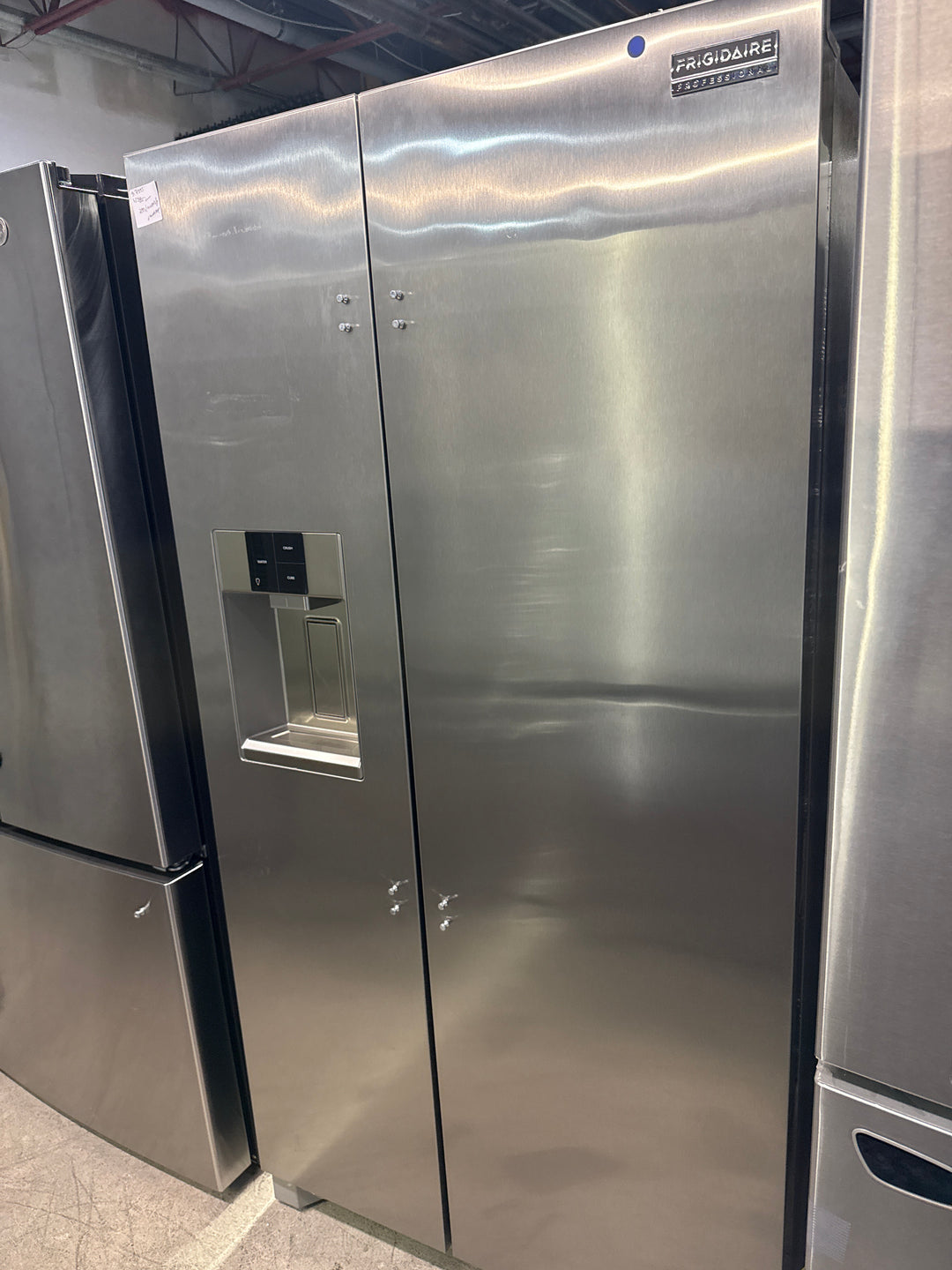 Frigidaire Professional PRSC2222AF Side by Side Refrigerator, 36 inch Width, ENERGY STAR Certified, Stainless Steel