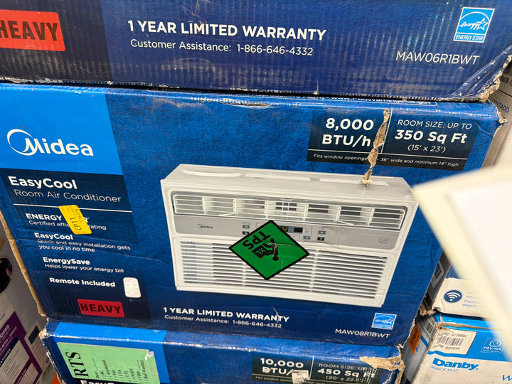 Midea 8,000 BTU Window Air Conditioner maw08r1bwt