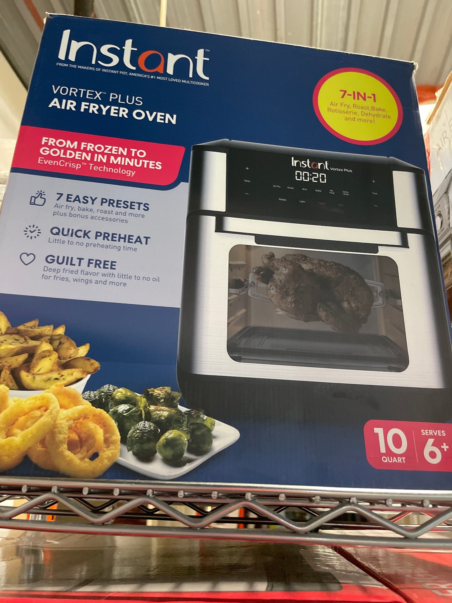 Instant Pot Vortex Plus Air Fryer Oven - 10Qt/9.5L