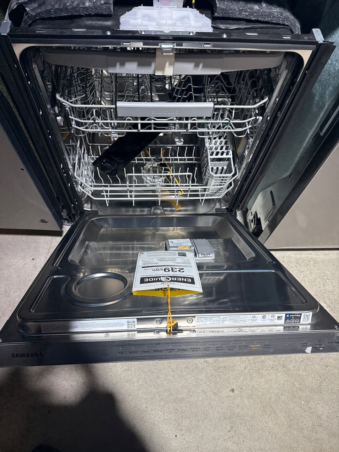 Samsung DW80CG5420SR 24 inch Built-In Top Control Dishwasher with Storm Wash, Stainless Steel