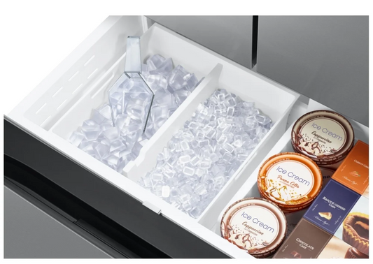 Samsung RF27CG5B10SRAA Counter Depth French Door Refrigerator, 36 inch Width, ENERGY STAR Certified, 26 cu. ft. Capacity, Counter depthStainless Steel color