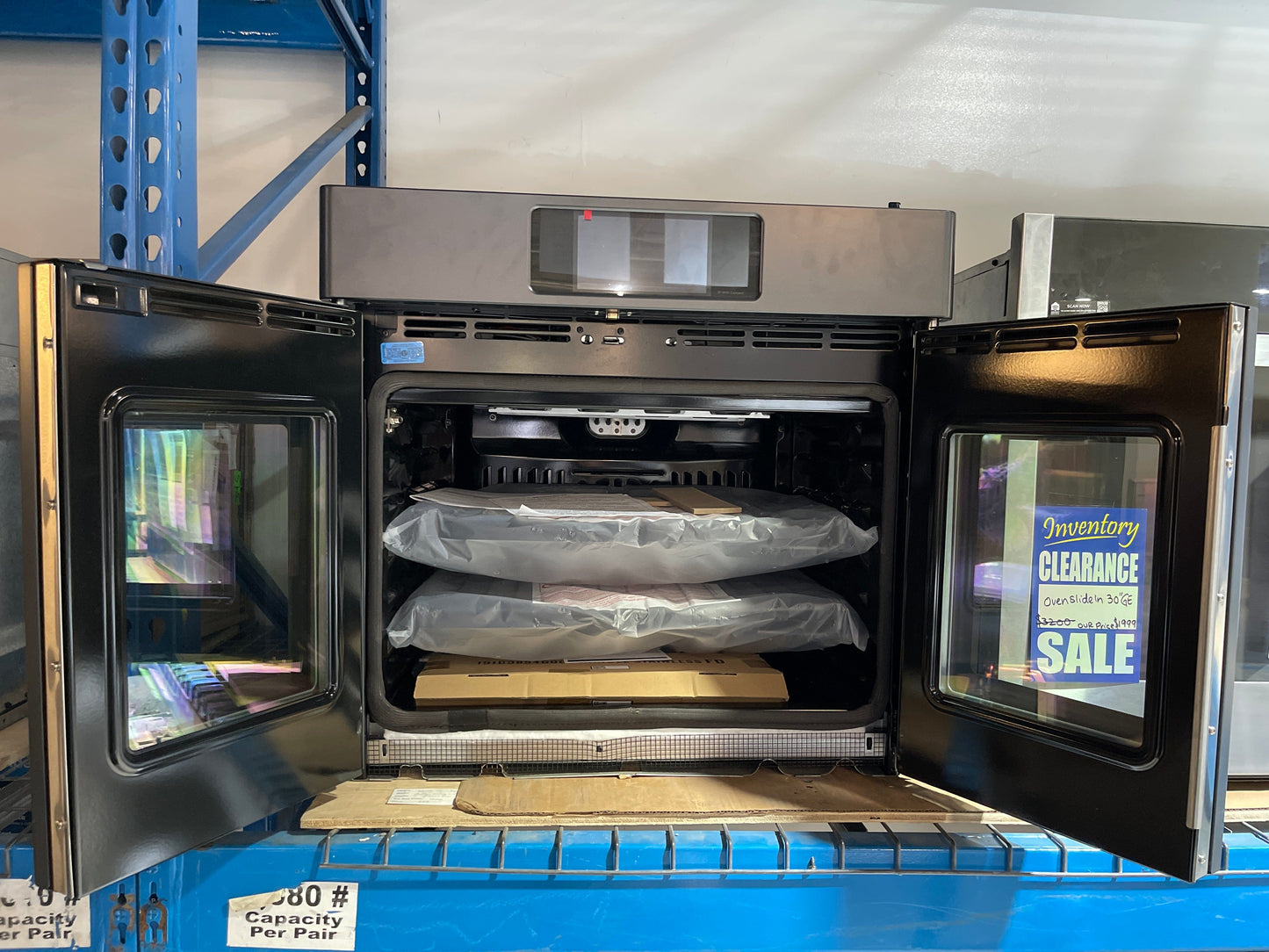 Cafe CTS90FP3ND1 Single Wall Oven, 30 inch Exterior Width, True Convection, Self Clean, 5 cu. ft. Capacity, Temperature Probe, Wifi Enabled, Air Fry, Matte Black colour True European Convection, Air Fry, Telescopic Gliding Extension Rack