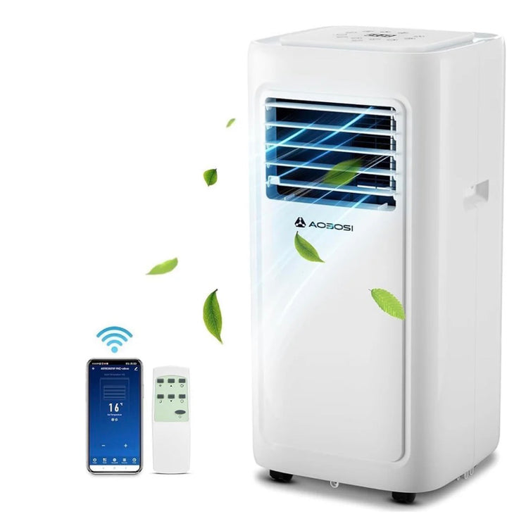 10,000 BTU (ASHRAE) Portable Air Conditioner A019E-06KR – 3-in-1 AC, Fan & Dehumidifier with Remote