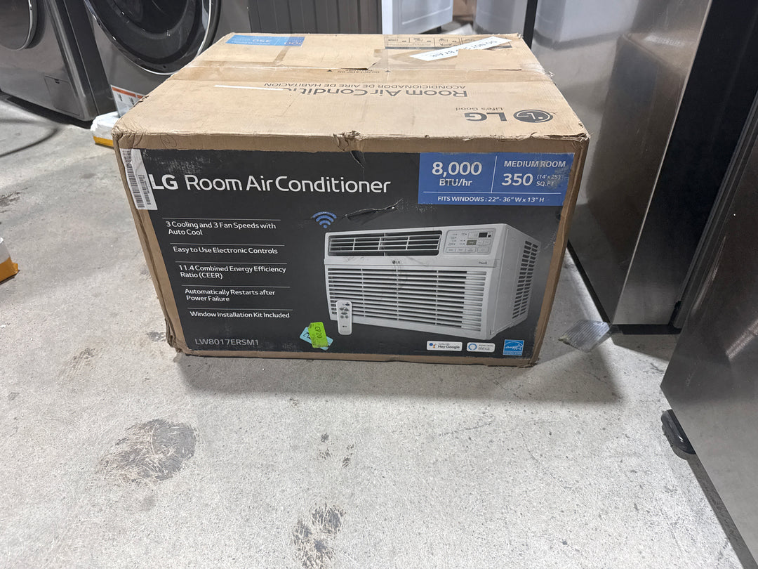 LG - 350 Sq. Ft. 8,000 BTU Smart Window Air Conditioner - White