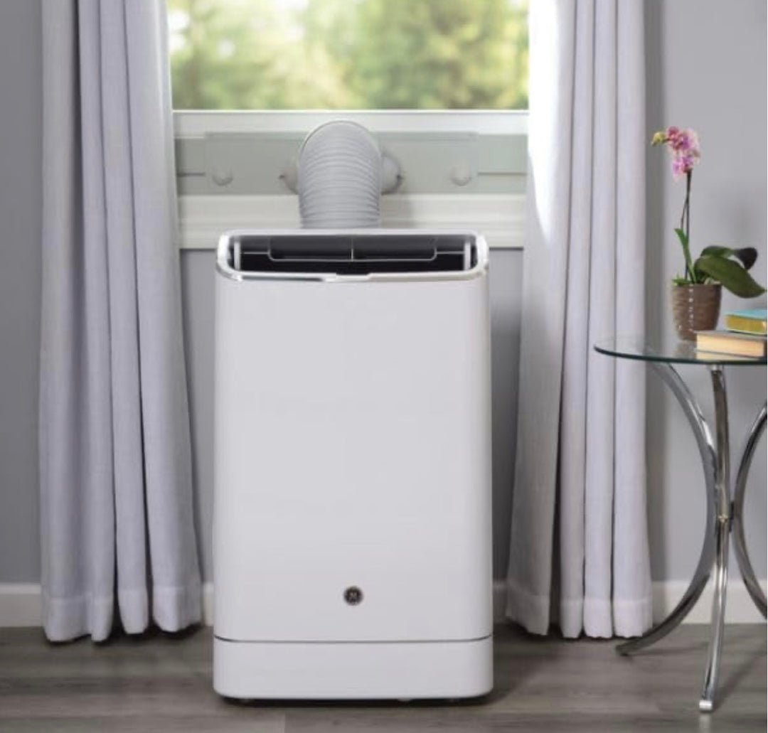 GE APWA14YBMW 14,000 BTU Smart Portable Air Conditioner with Wi-Fi – White