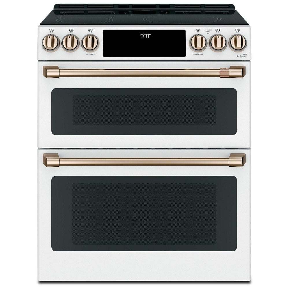 CCHS950P4MW2 / CCHS950P4M7W2 CAFÉ™ 30" Induction Range with Double Oven and No-Preheat Air Fry Matte White