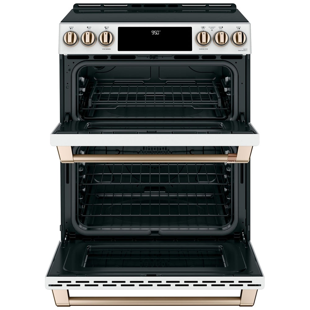 CCHS950P4MW2 / CCHS950P4M7W2 CAFÉ™ 30" Induction Range with Double Oven and No-Preheat Air Fry Matte White