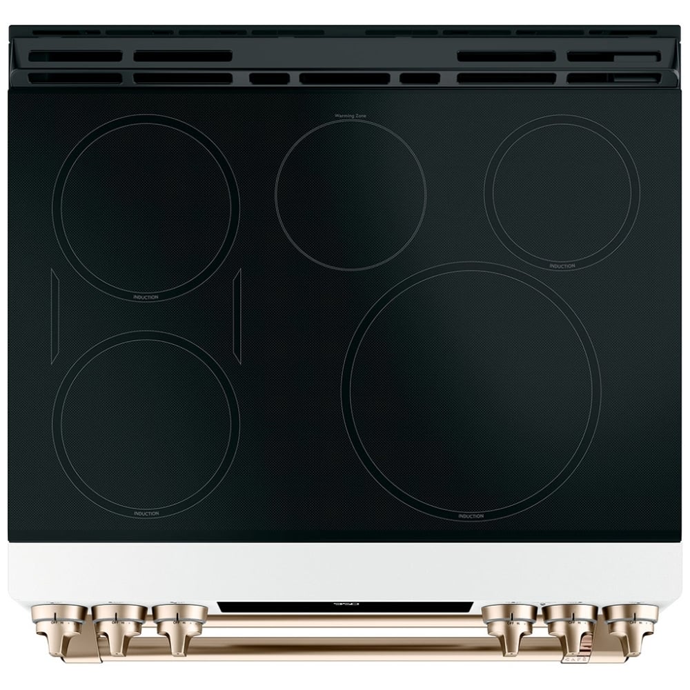 CCHS950P4MW2 / CCHS950P4M7W2 CAFÉ™ 30" Induction Range with Double Oven and No-Preheat Air Fry Matte White