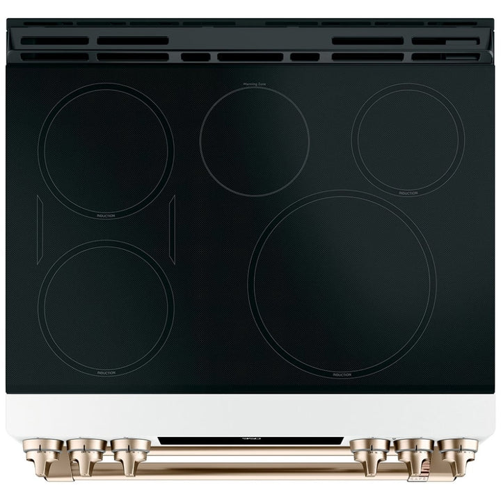 CCHS950P4MW2 / CCHS950P4M7W2 CAFÉ™ 30" Induction Range with Double Oven and No-Preheat Air Fry Matte White