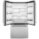 Cafe (CWE19SP2NS1) French Door Refrigerator, 33" Width, ENERGY STAR Certified, Counter Depth, 18.6 cu. ft. Capacity, Freezer Located Ice Dispenser, Interior Water Dispenser, LED Lighting, Stainless Steel colour Turbo Cool, Quick Space Shelves