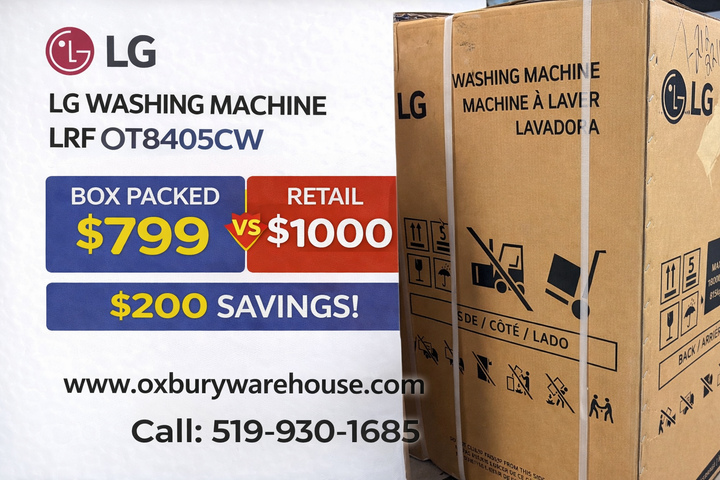 LG WT8405CW Top Load Washer, 27 inch Width, 6.1 cu. ft. Washer Capacity, 950 RPM Washer Spin Speed, 8 Wash Cycles, 5 Temperature Settings, ENERGY STAR Certified, Wifi Enabled, White colour