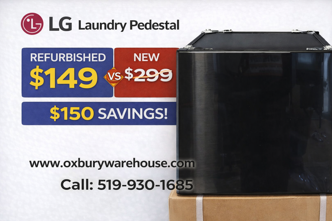 LG WDP6B Pedestal, Black Stainless Steel colour Laundry Pedestal
