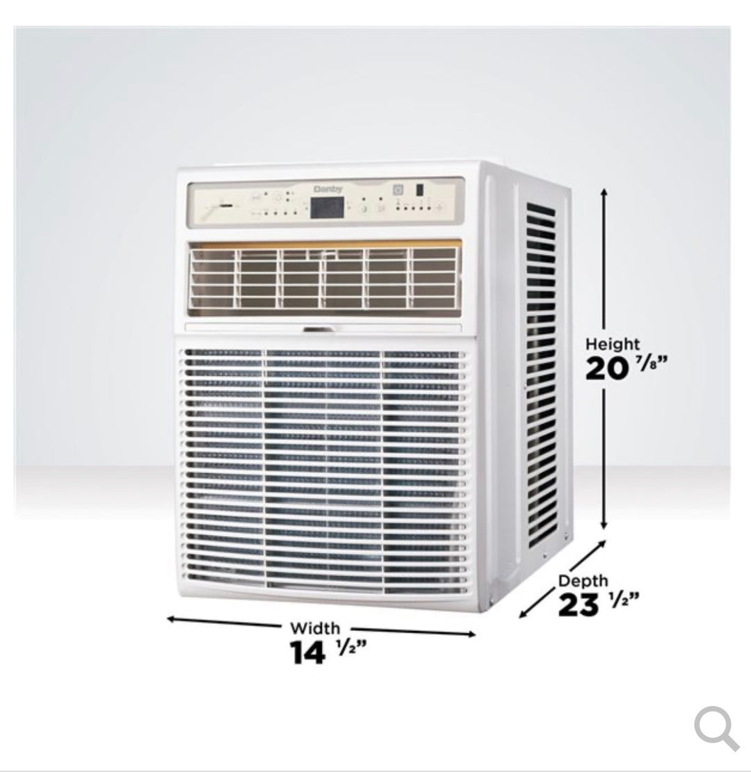 DANBY 8000 BTU VERTICAL WINDOW AC WHITE DVAC080B1WDB Open Box