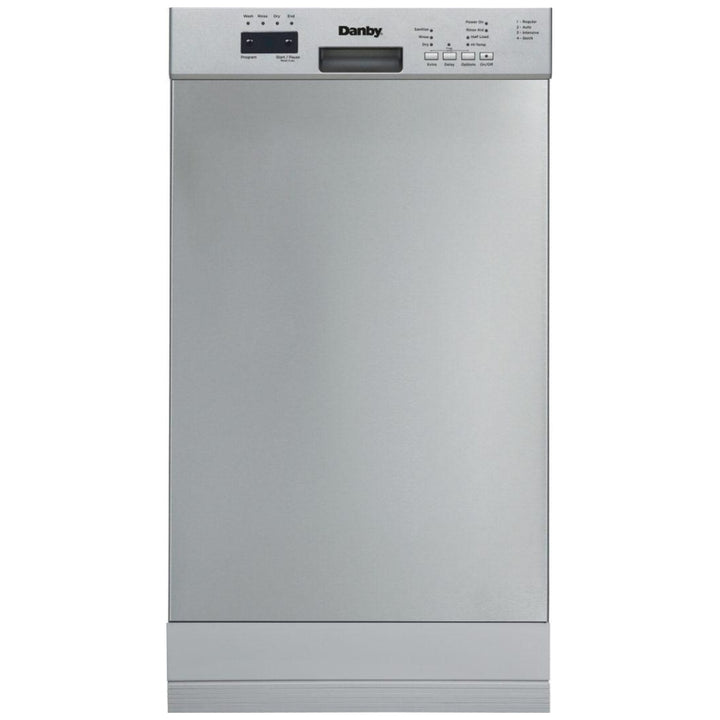 Danby 18″ Top Control Dishwasher in Stainless Steel DDW1832ESS