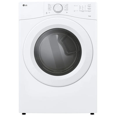 LG DLE3420W Electric Dryer, 7.4 cu. ft. Dryer Capacity, 10 Dry Cycles, 5 Temperature Settings, Vented, Stackable, Wifi Enabled, White colour Category: Electric Dryers