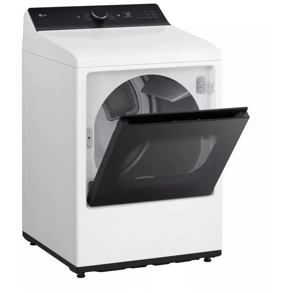 LG DLE8400WE Electric Dryer, 7.3 cu. ft. Dryer Capacity, 8 Dry Cycles, 5 Temperature Settings, Vented, Wifi Enabled, Alpine White colour